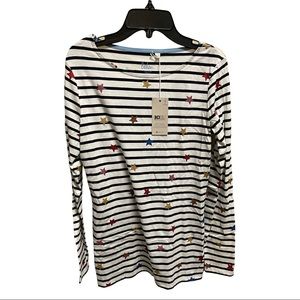 Boden star and stripes long sleeve tee